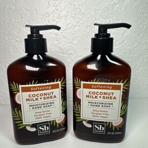 Soapbox Softening Moisturizing Hand Soap, Coconut Milk‎ Shea, 8 Fl. Oz. 2 Count